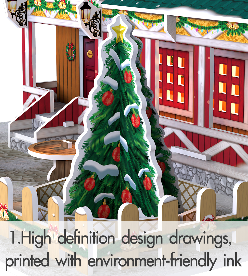 China DIY Toy Educational 3d Puzzle Christmas Yard Building Series ZC-C025 Manufacturer and Supplier | Charmer China DIY Toy Educational 3d Puzzle Christmas Yard Building Series ZC-C025 Manufacturer and Supplier | Charmer